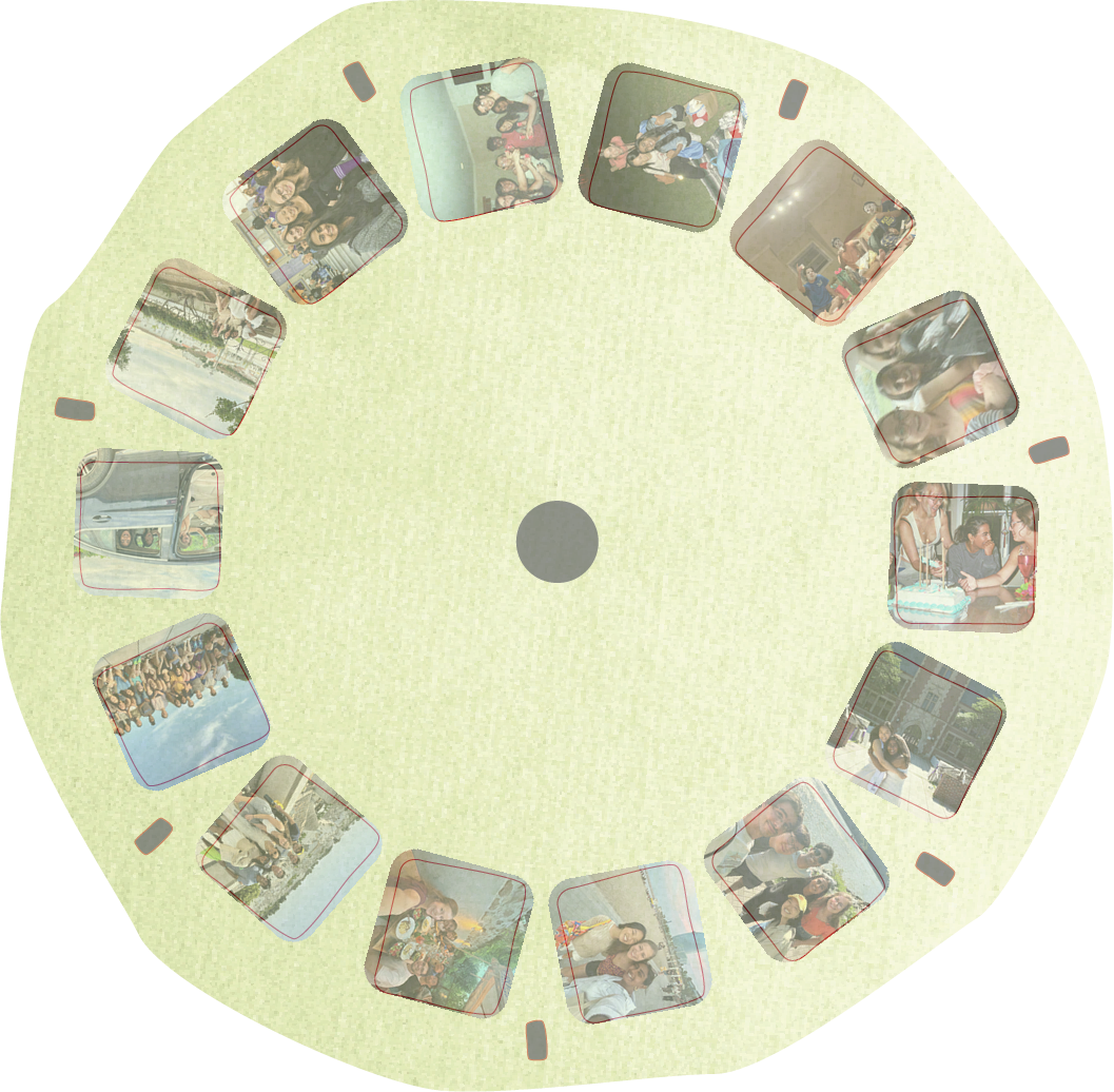 Photo reel — drag it down into the viewfinder